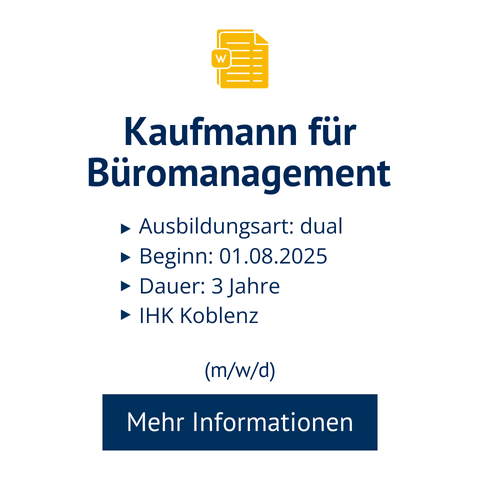 Ausbildung 2025 _ Kaufmann für Büromanagement