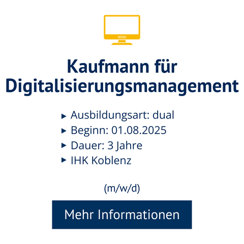 Ausbildung 2025 _ Kaufmann für Digitalisierungsmanagement