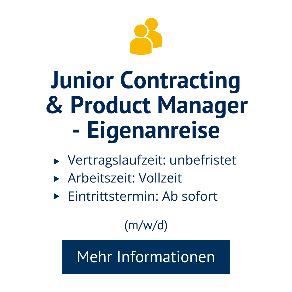 Junior Contracting & Product Manager - Eigenanreise