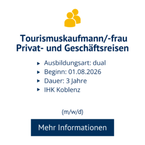 Tourismuskaufmann_-frau Privat- und Geschäftsreisen