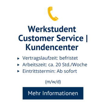 Werkstudent Customer Service _ Kundencenter (m_w_d)