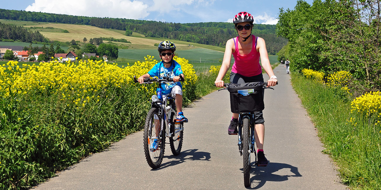 Fahrradfahren im Thüringer Wald
