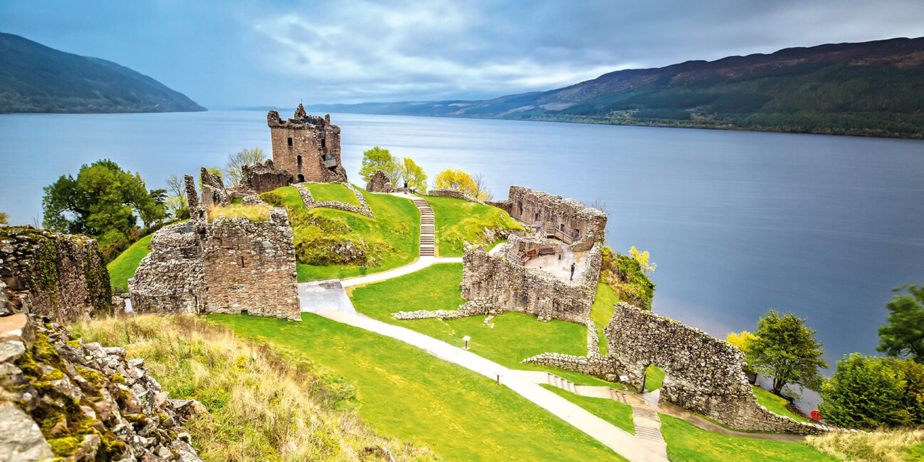 Schottland - Loch Ness, Urquart Castle
