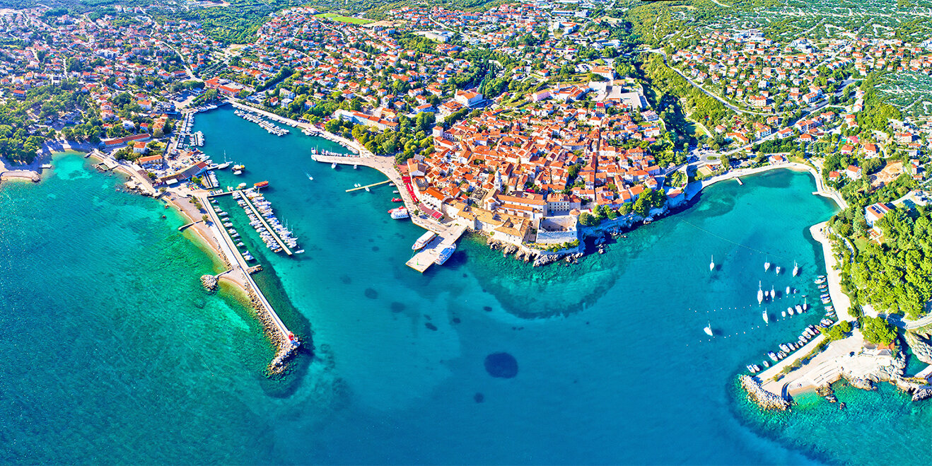 Insel Krk in Istrien in Kroatien