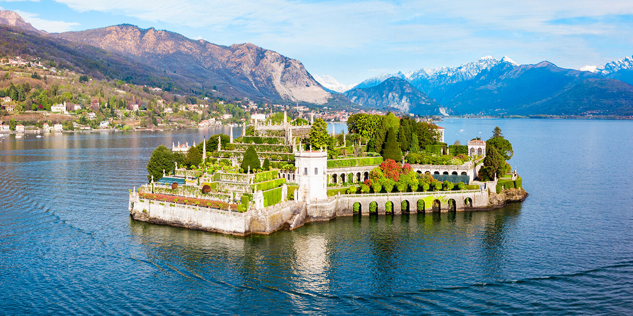 Isola Bella im Lago Maggiore in der Schweiz