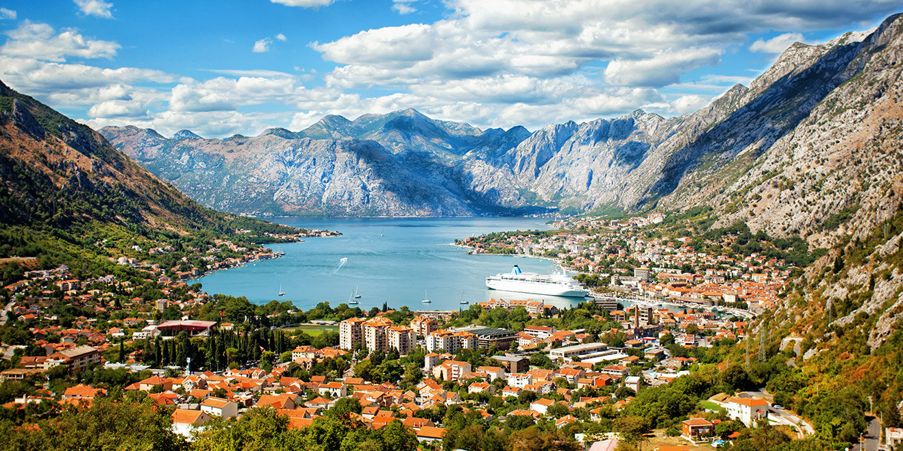 Bucht von Kontor in Montenegro, Balkan