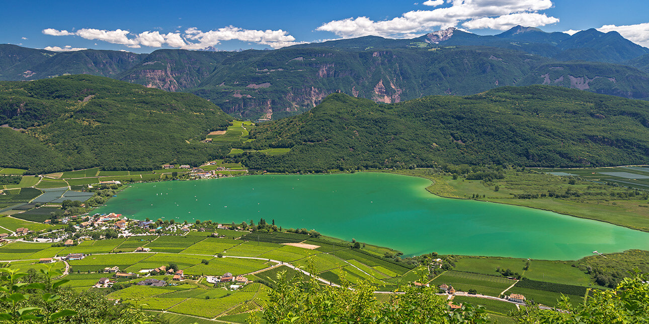 Radtouren am Kalterer See, Südtirol