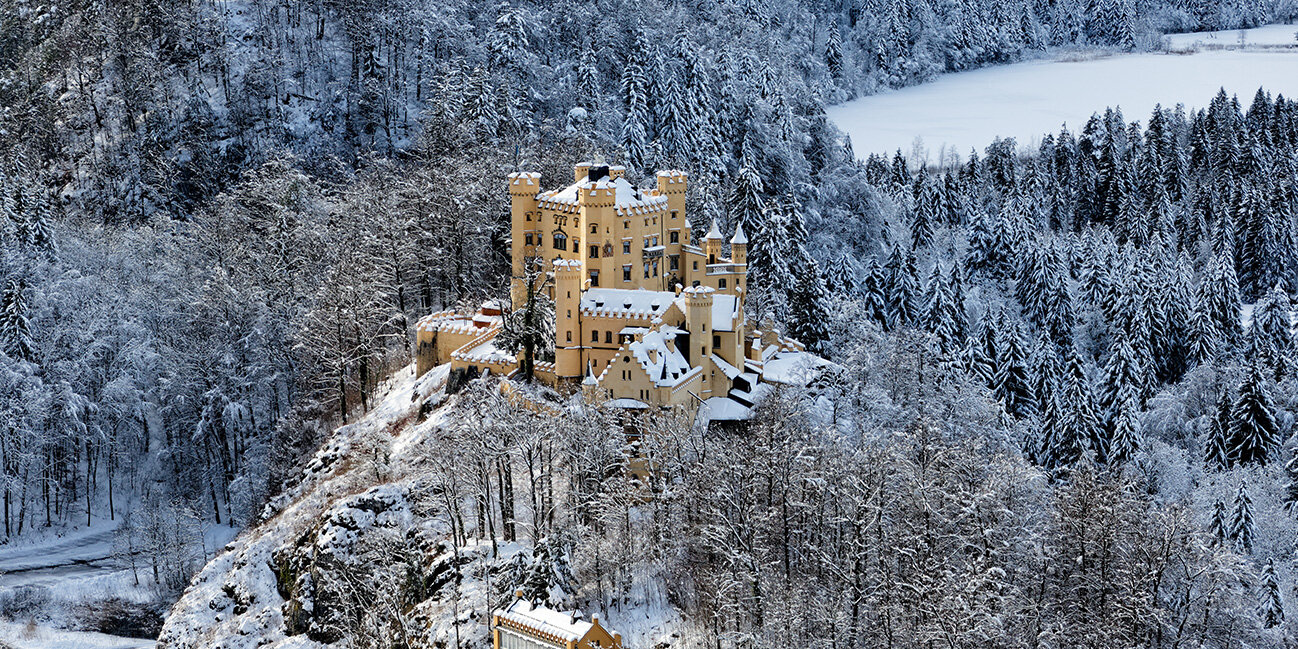 Schloss Hohenschwangau im Winter