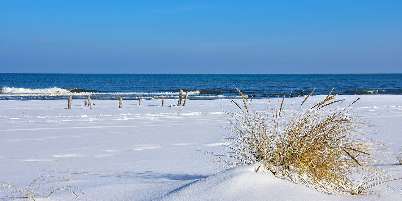 Winter an der Polnischen Ostsee