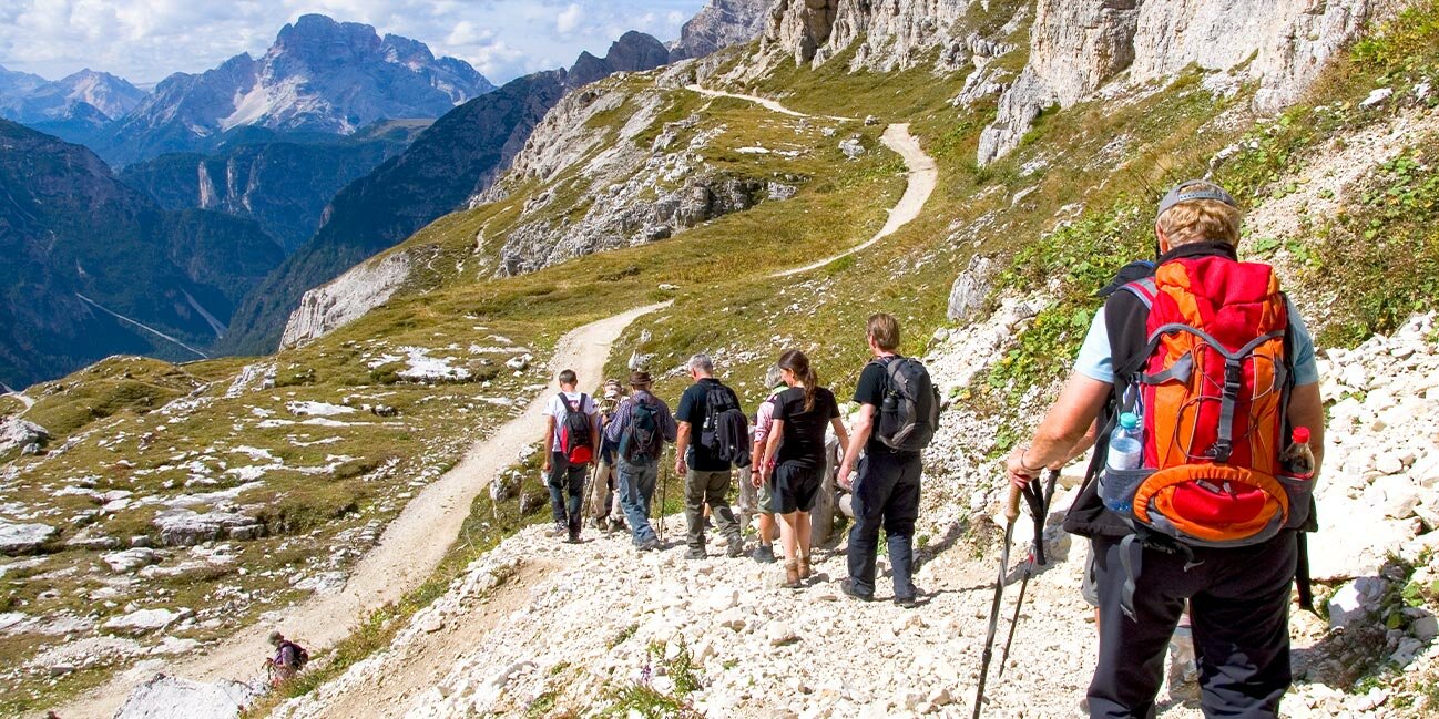 Alpenwanderung in den Dolomiten, Südtirol