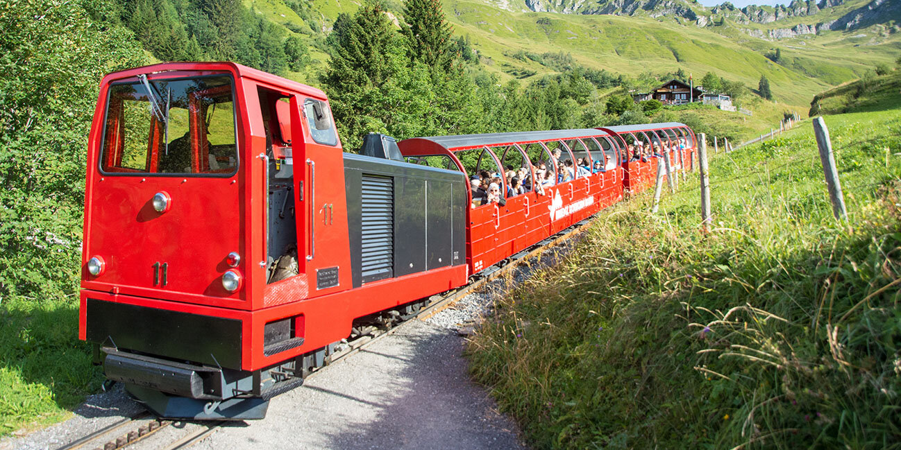 Die Dampfzahnradbahn im Berner Oberland