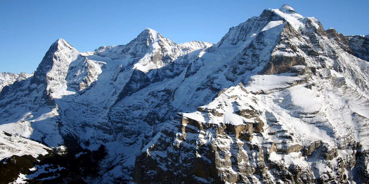 Eiger, Mönch und Jungfrau im Berner Oberland