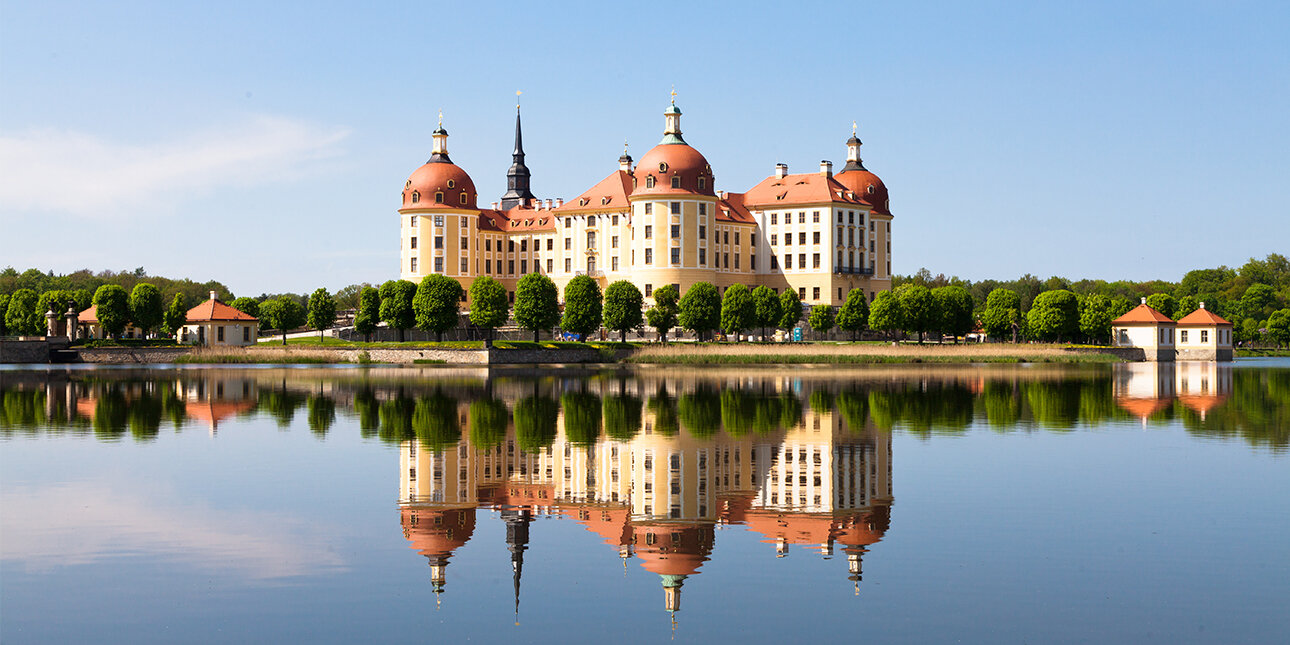 Das Wasserschloss Moritzburg - für viele ein Märchenschloss