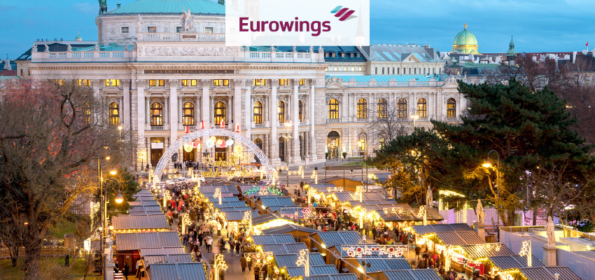 Willkommen zu Ihrer unvergesslichen Adventsreise in Wien! Der Christkindlmarkt am Rathausplatz ist besonders beliebt.