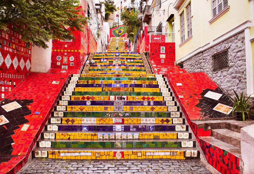 Das Künstlerviertel Lapa in Rio de Janeiro ist äußerst sehenswert.