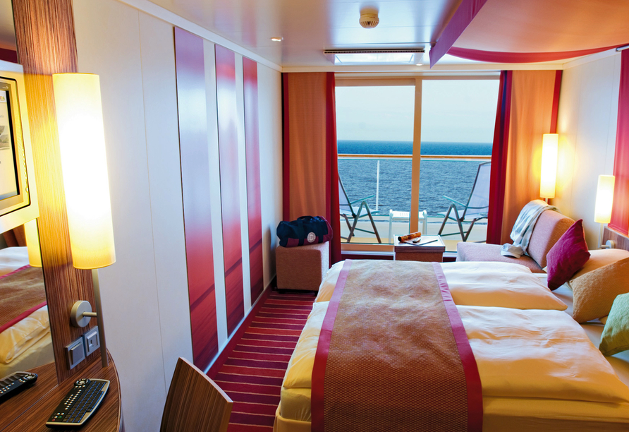 Beispiel einer Balkonkabine