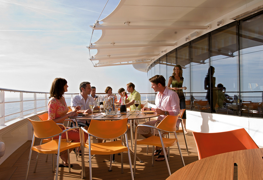 Lassen Sie es sich an Bord gut gehen.