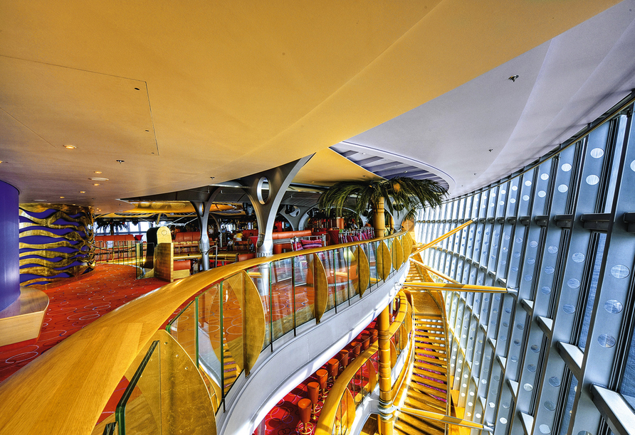 Die faszinierende Architektur an Bord