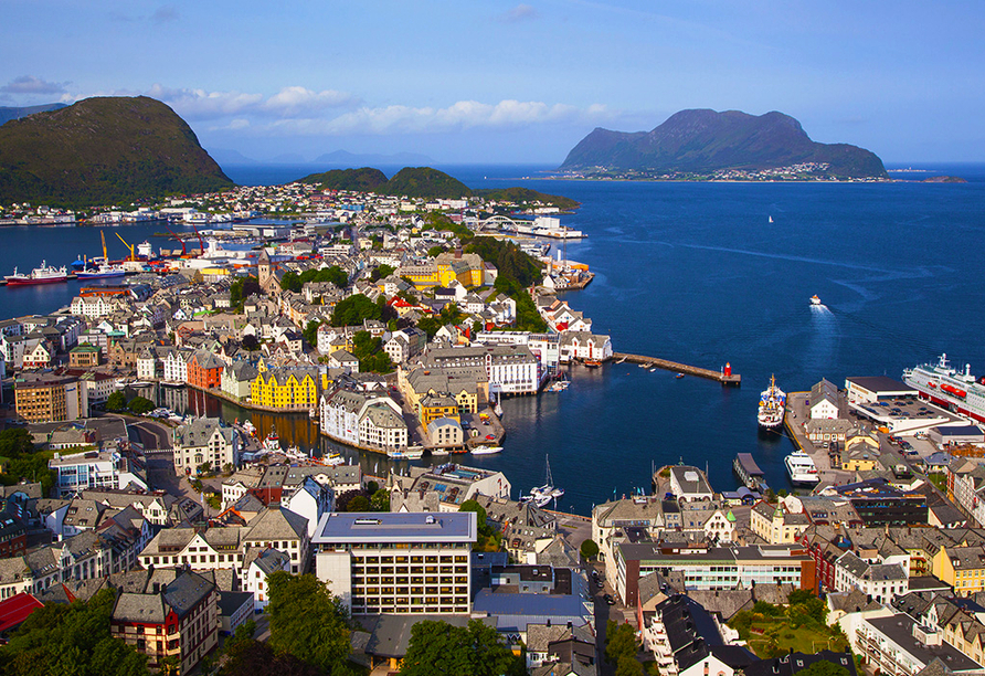 Blick über Ålesund