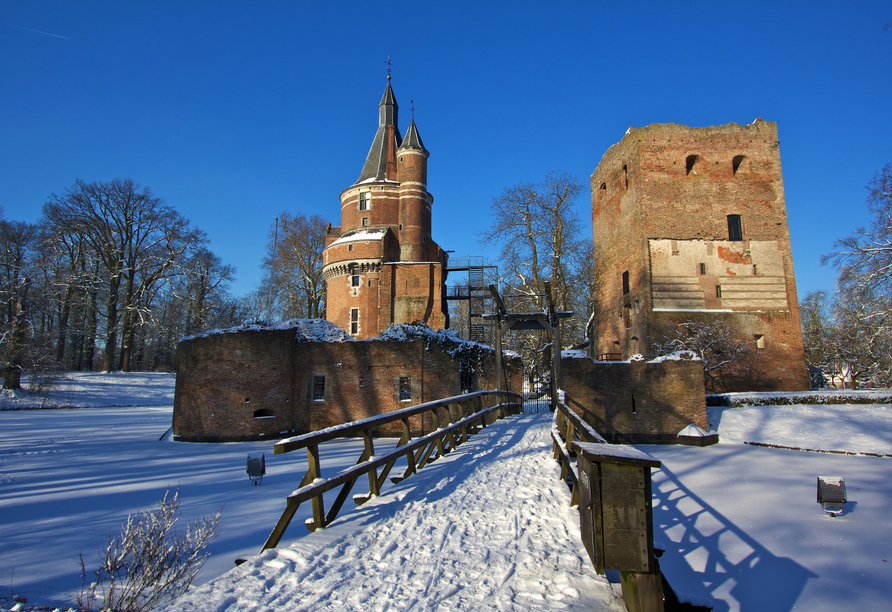 Das historische Schloss Duurstede zählt zu den sehenswerten Ausflugszielen der Umgebung.