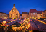 Der berühmte Christkindlesmarkt in Nürnberg
