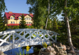 Gartenanlage des Hotels Bernstein Kur- & Wellnesszentrum