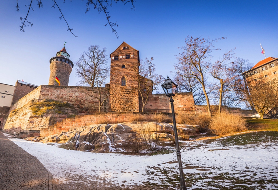 Auch die Kaiserburg in Nürnberg ist einen Ausflug wert.
