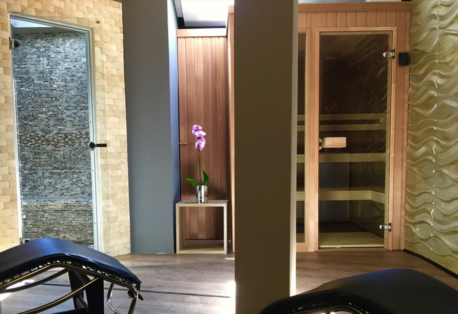 Der Wellnessbereich im Hotel DaVinci in Marienbad