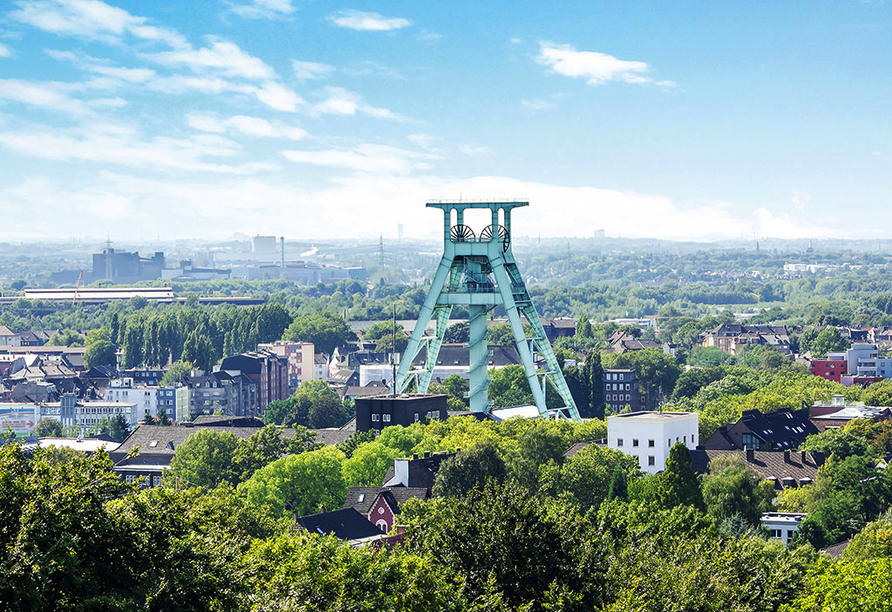 Blick auf Bochum im Herzen des Ruhrgebietes