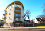 Hotel Rezydencja Korab in Misdroy an der polnischen Ostsee, Außenansicht