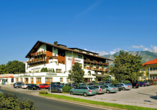 Hotel Reschenhof in Mils Tirol, Außenansicht