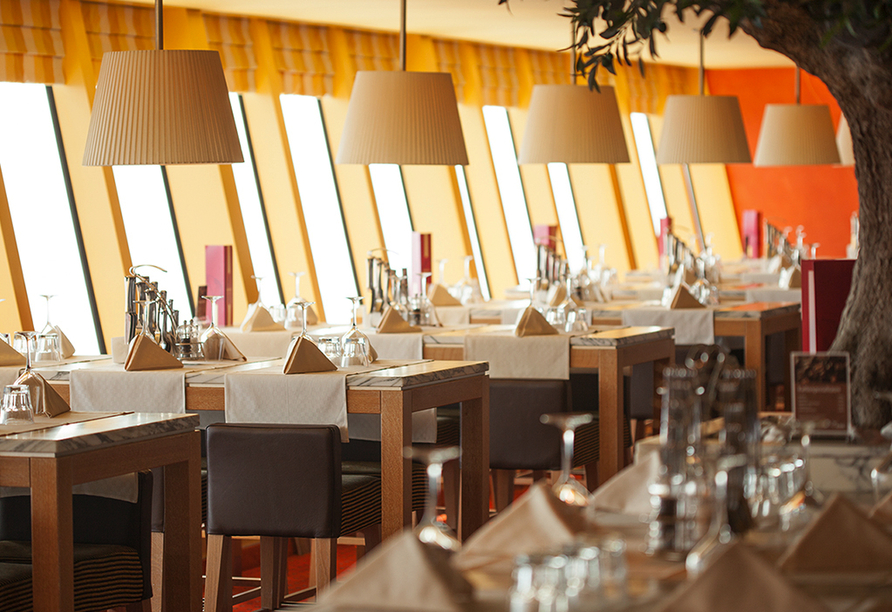 Lassen Sie sich in den Restaurants verwöhnen. 