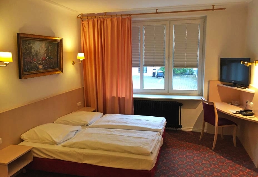 Beispiel eines Doppelzimmers im Hotel Blankenese