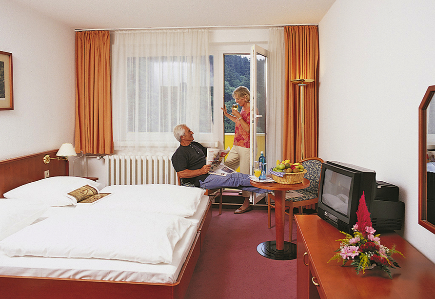 Beispiel eines Doppelzimmers im Morada Hotel Alexisbad