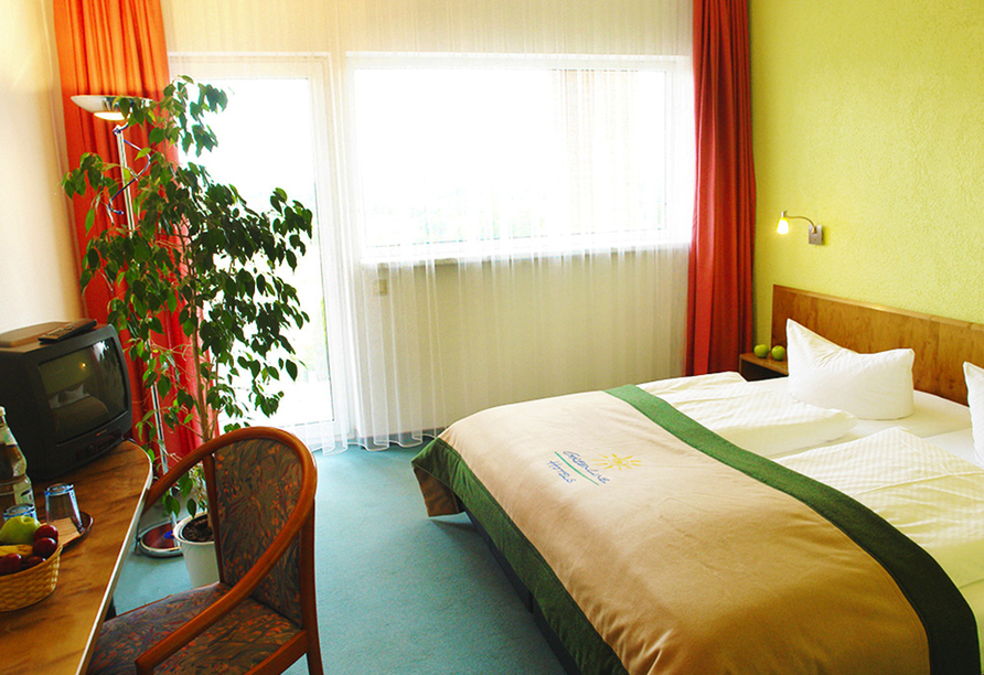 Beispiel für ein Doppelzimmer im Hotel Hellfeld