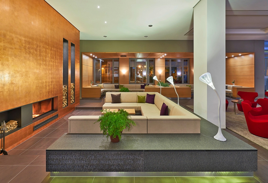 Lobby im Hotel Elbresidenz an der Therme