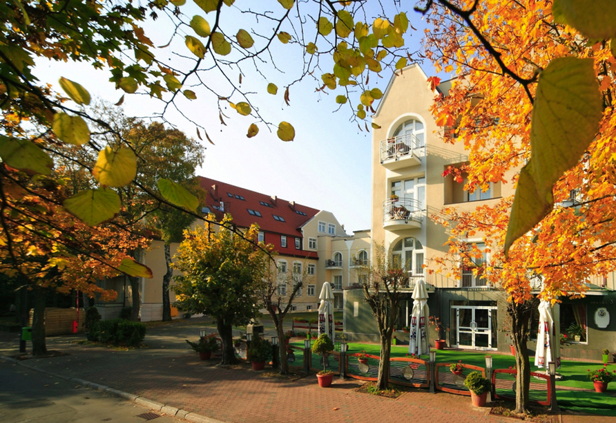 Hotel Atol Spa in Swinemünde an der polnischen Ostsee, Außenansicht