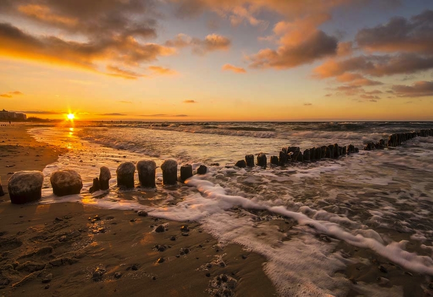 Sonnenuntergang am Meer