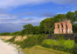 Kirchenruine am Strand von Trzesacz