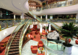 Die MSC Magnifica ist glanzvoll eingerichtet.