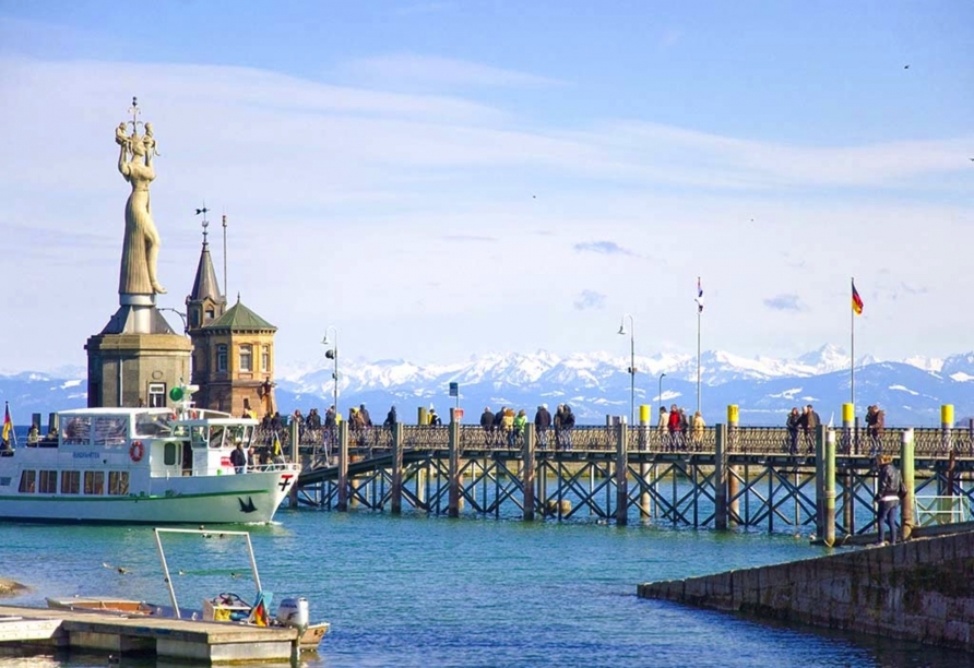 Besuchen Sie die schöne Stadt Konstanz am Bodensee.