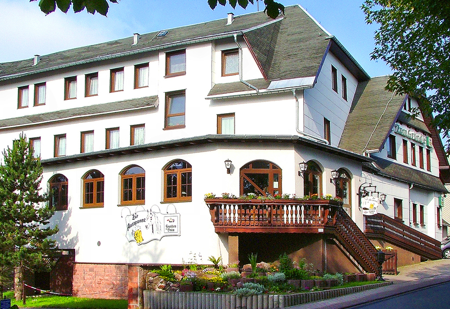 Hotel Zum Gründle in Oberhof, Außenansicht