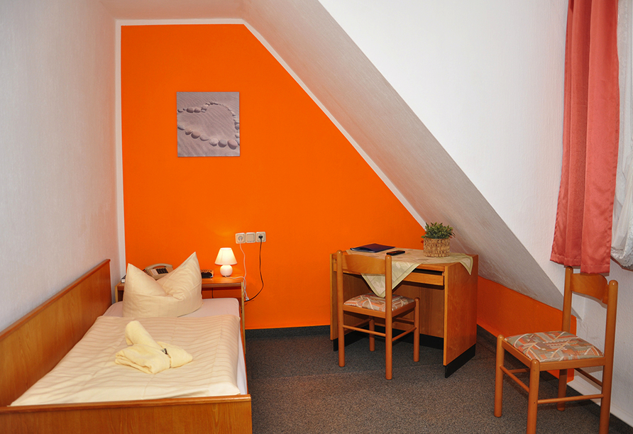 Hotel Zum Gründle in Oberhof, Beispiel Einzelzimmer