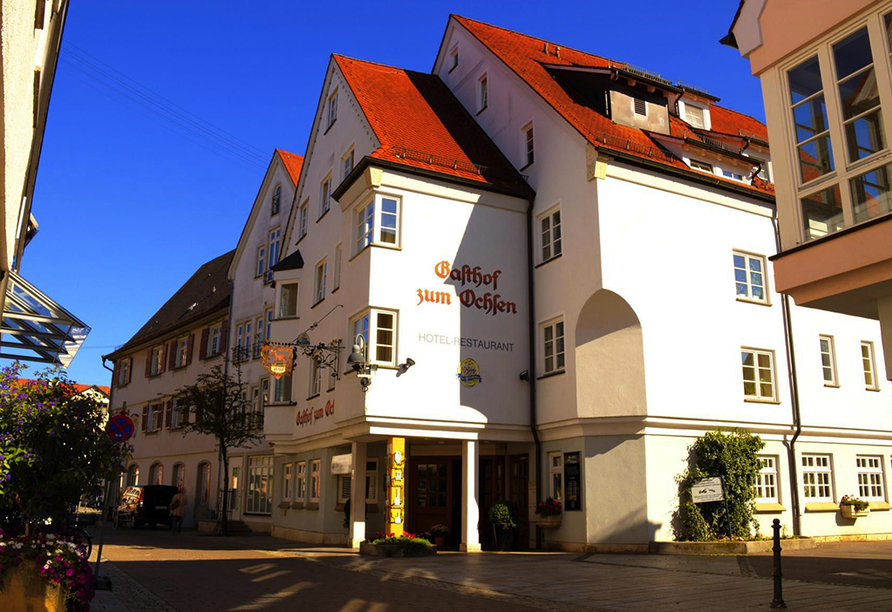 Hotel Gasthof Zum Ochsen in Ehingen, Außenansicht