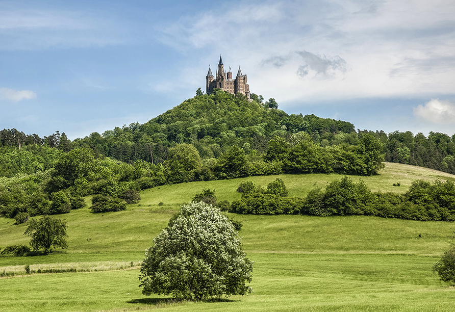 Burg Hohenzollern in der Schwäbischen Alb