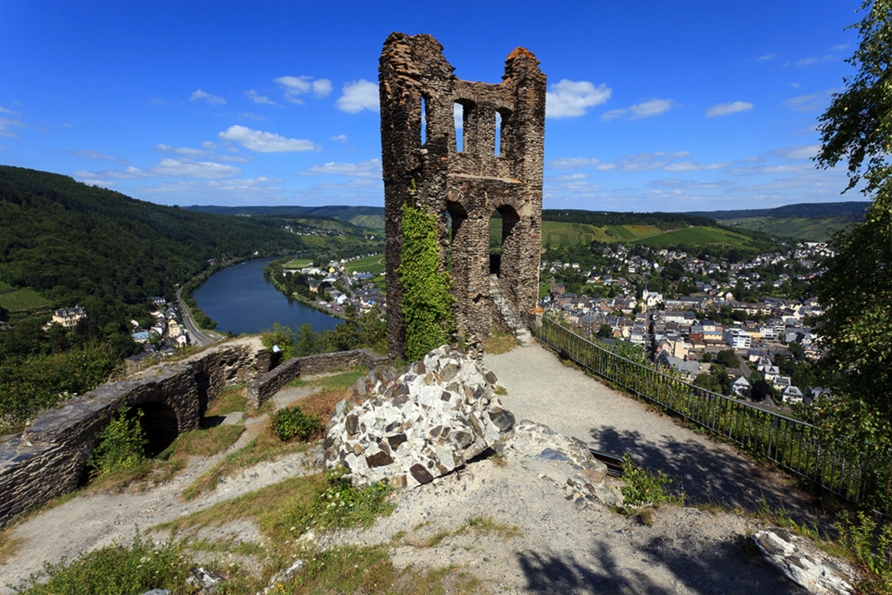 7-tägige Radreise entlang der Mosel, Grevenburg in Traben-Trabach