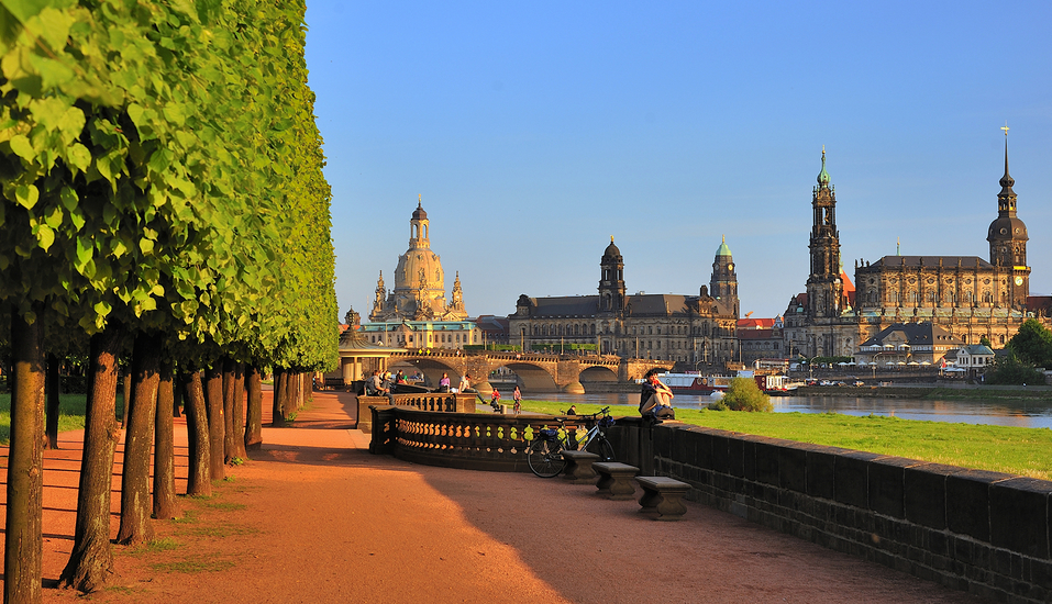 Das Stadtbild von Dresden macht sich auf einem Foto einfach wunderbar.