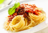 Genießen Sie die gute italienische Küche.