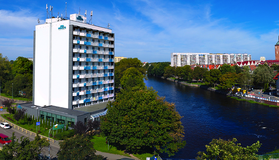 Außenansicht des Aparthotels Nad Parseta