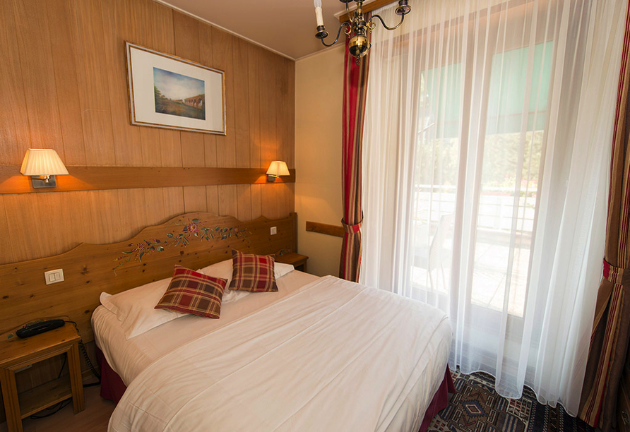 Beispiel eines Doppelzimmers Komfort im Hotel du Parc Wellness & Beauty